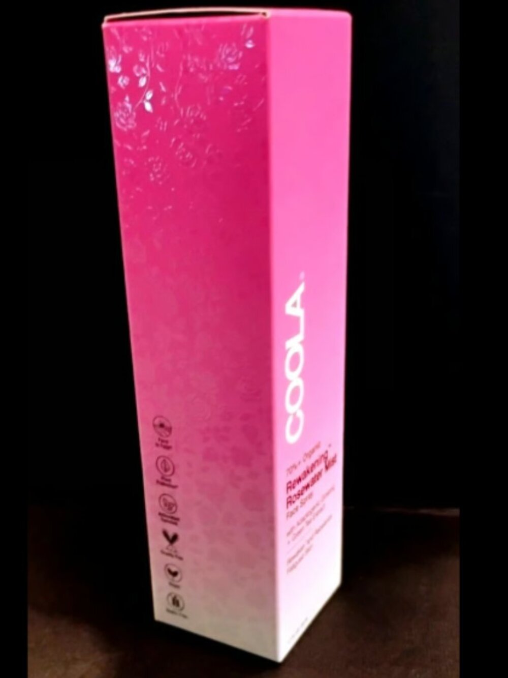 COOLA's Rewakening Rosewater Mist Face Spray - 1.7oz/50mL - NEW in Box!